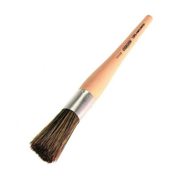 #4 Round Sash Soft, China Hair Bristle, Paint Brush, Plastic Handle