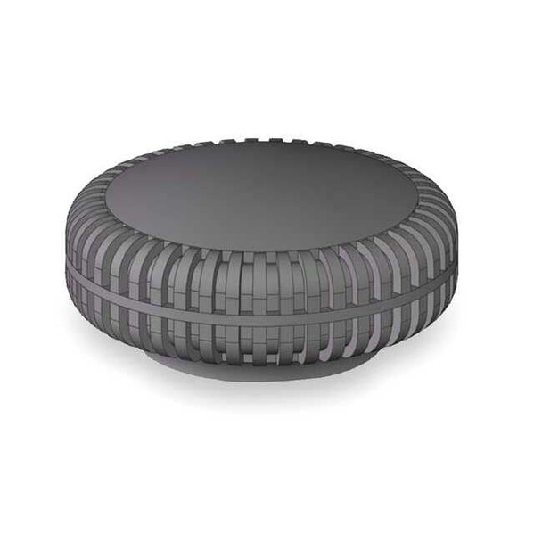Knurled Knob, 10-24 Thread Size, 1/2"L, Zinc Plated