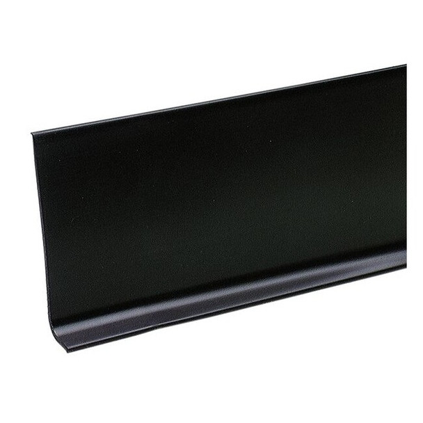 Manufacturer Varies Wall Base Molding, PVC Vinyl, Black, 48 in L, 4 in H 5MFJ6