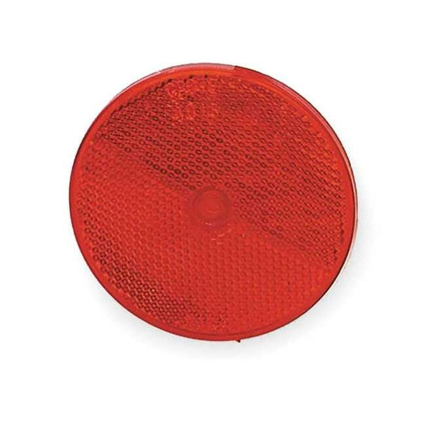 Grote Reflector,Screw Mount,Red,Dia 3-1/4 In 40152