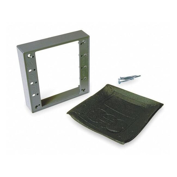 Bell Outdoor Extension Box, 2 Gangs, Aluminum 5407-0