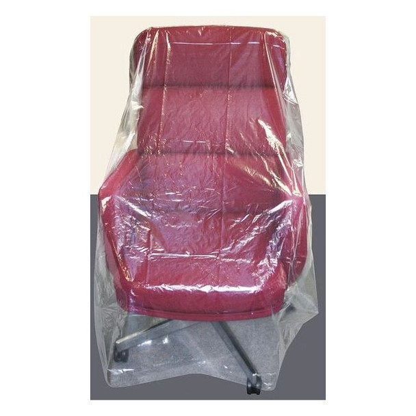 Manufacturer Varies Furniture Bags, 76" x 46", 1 mil, Clear, None, 2 PK 4NZG1