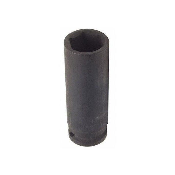 3/8 in Drive Impact Socket 1/4 in Size 6 pt Standard Depth, Black Oxide