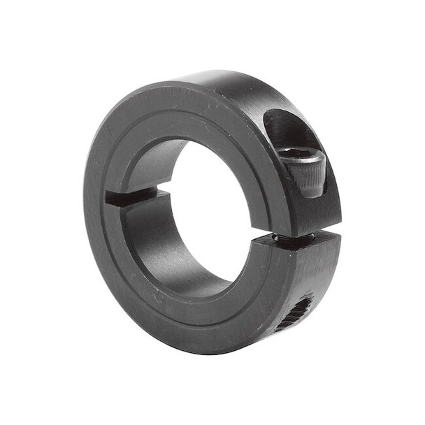 Climax Metal Products Shaft Collar,Clamp,1Pc,7/16 In,Steel 1C-043
