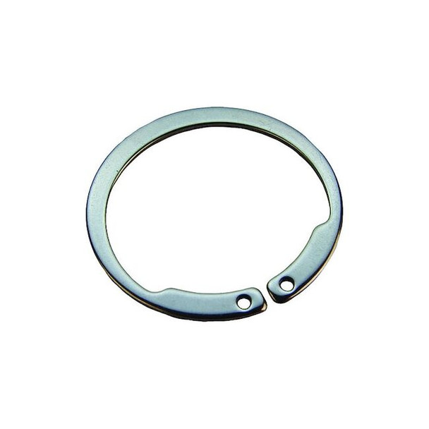 Snap Ring, Stainless Steel Plain Finish, 1/4 in Shaft Dia, 5 PK