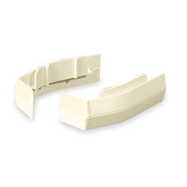 Legrand Raceway Base Seam Clip, 4 in W, 2 in H, 0.625 in L, White 40N2F05WH