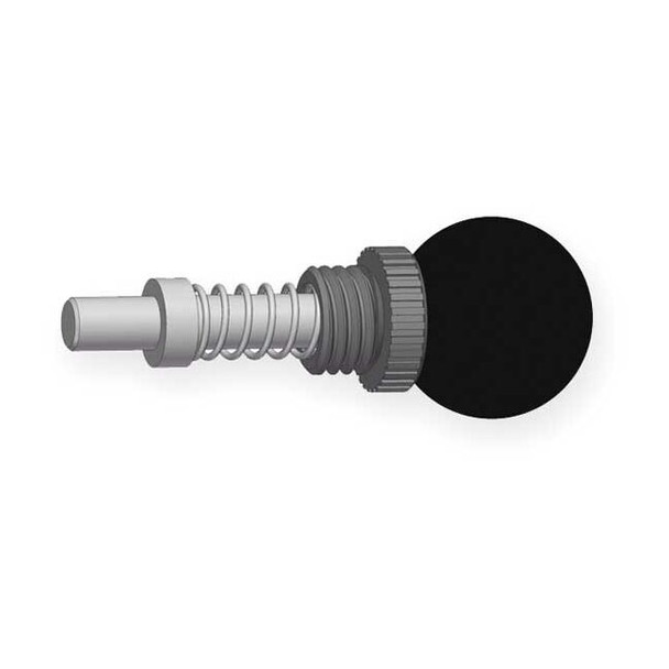 Pop Pin Weld On Barrel, 3/8" Tip Dia., 0.600"L, Ball Knob Pack of 2