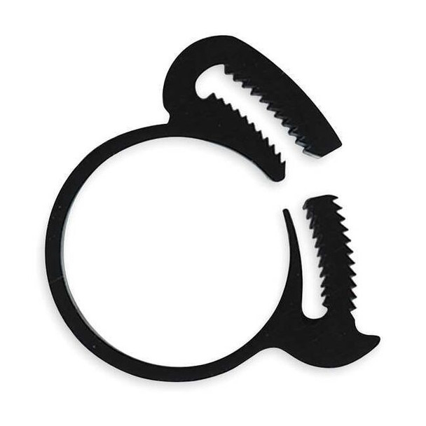 Eldon James Mini Clamp,15/32 In Min Dia,Black,PK10 HC-D-10PK