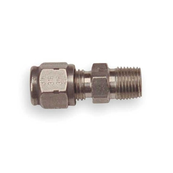 Tempco Compression Fitting,Non-Adj,1/8NPT,L 1/4 FTG-154-107