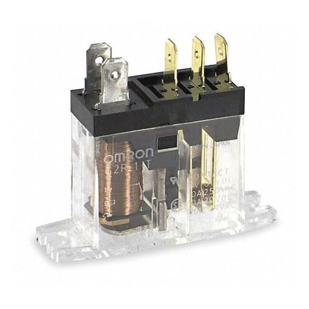Omron Flange Mount Relay, 24V DC, SPDT, 5Pins G2R-1-T-DC24