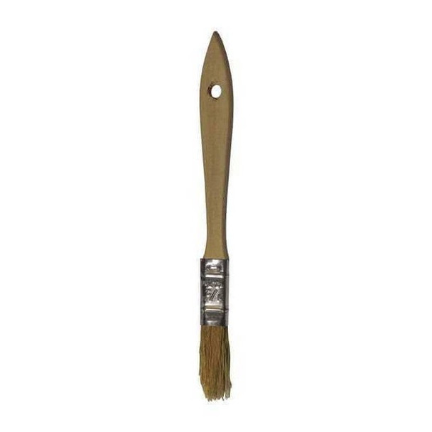 1/2" Flat Sash Soft, Nylon Bristle, Paint Brush, Wood Handle