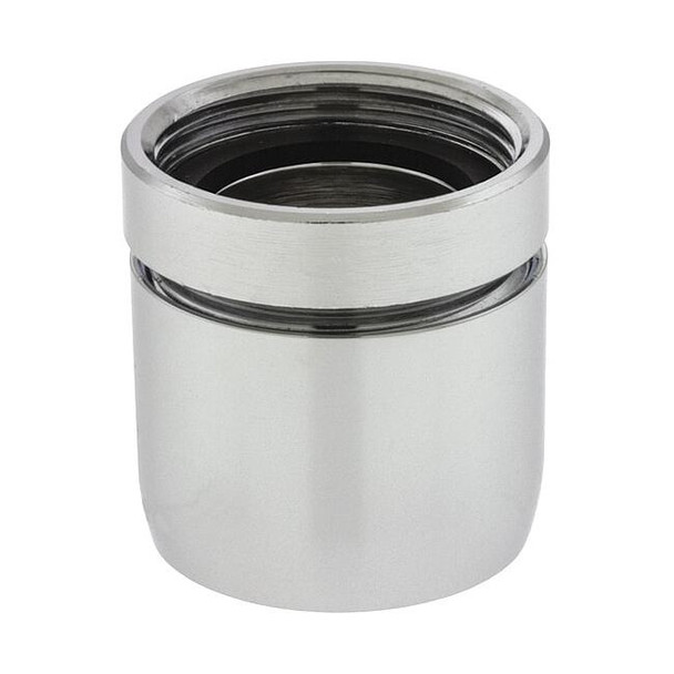 Neoperl 2.2 gpm Outlet, 13/16 in - 24 Thread Size, Chrome, Brass 5502105