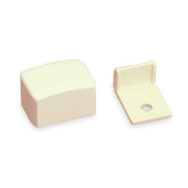 Blank End, PN10 Series, 1 Channel, 1.687 in W, 0.812 in H, 0.687 in L, Ivory