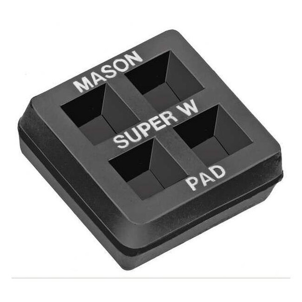 Mason Industries Vibration Isolator Pad,3/4 in H,PK2 2LVR4