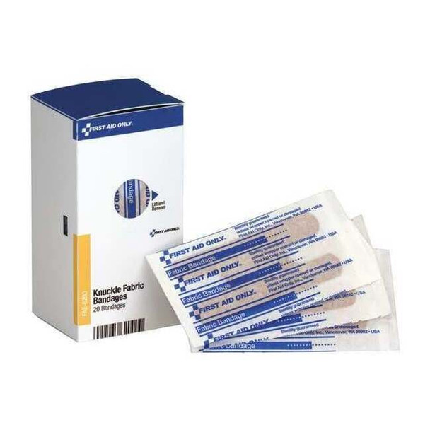 First Aid Only Adhesive Bandage, Paperboard Box, 20 Components FAE-6200
