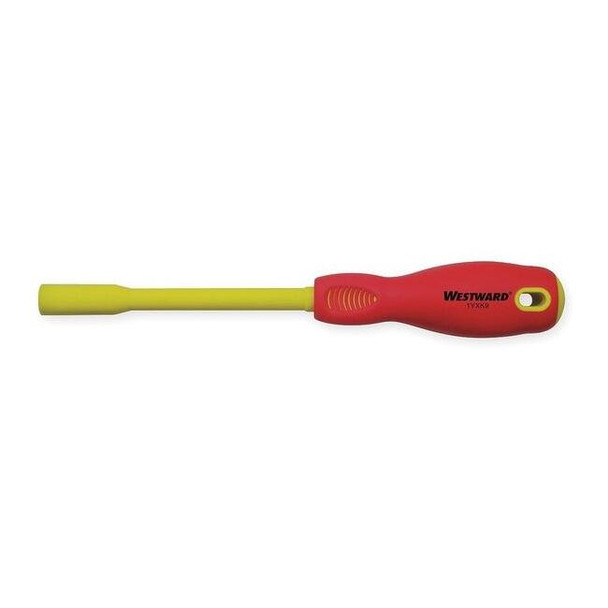 Westward Nut Driver,1/4 in.,Hollow,Ergo,Ins,5 in. 1YXK9