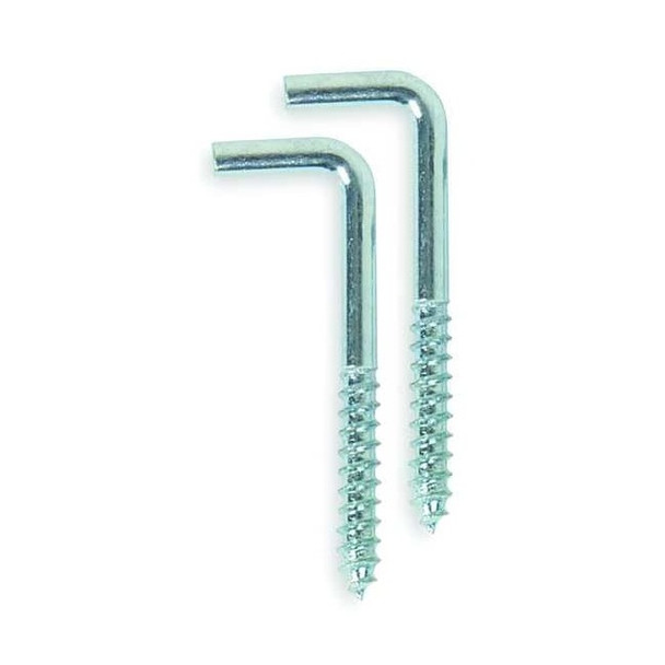 Manufacturer Varies Square Bend Hook,Length 1 1/2 In,PK20 1WBL4