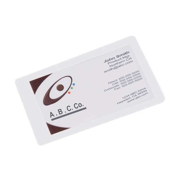 Sircle Laminating Pouches, 2-1/2x4-1/4in, PK100 LUG-07NS