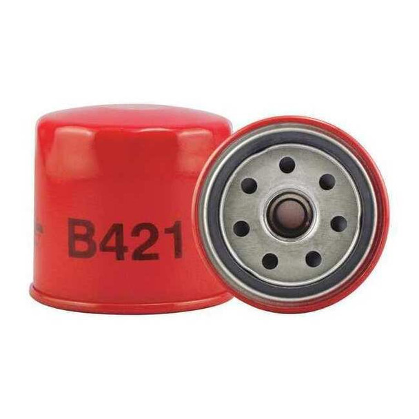 Baldwin Filters Oil Filter, Spin-On, 2-27/32"x3"x2-27/32" B421