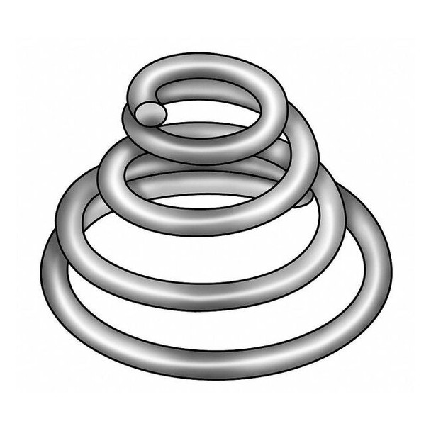 Manufacturer Varies Compress Spring,Conical,SS,1 1/4x0.975 1NDR5