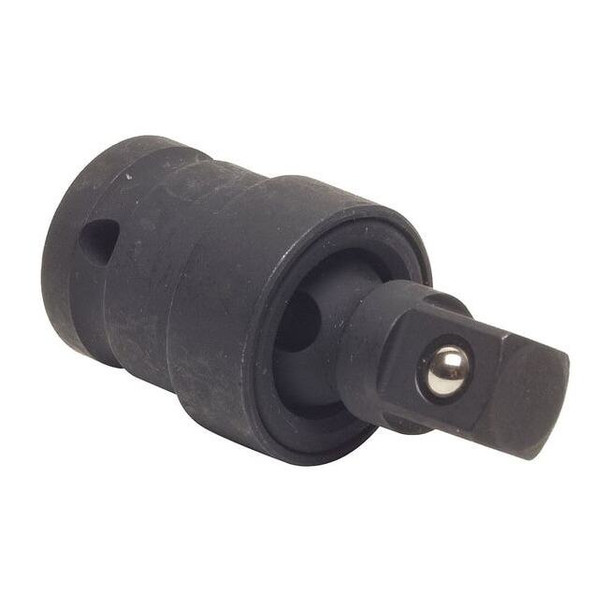 Westward 1/2 in Drive Universal Joint, SAE, Black Oxide, 2 1/2 in L 4LZD4