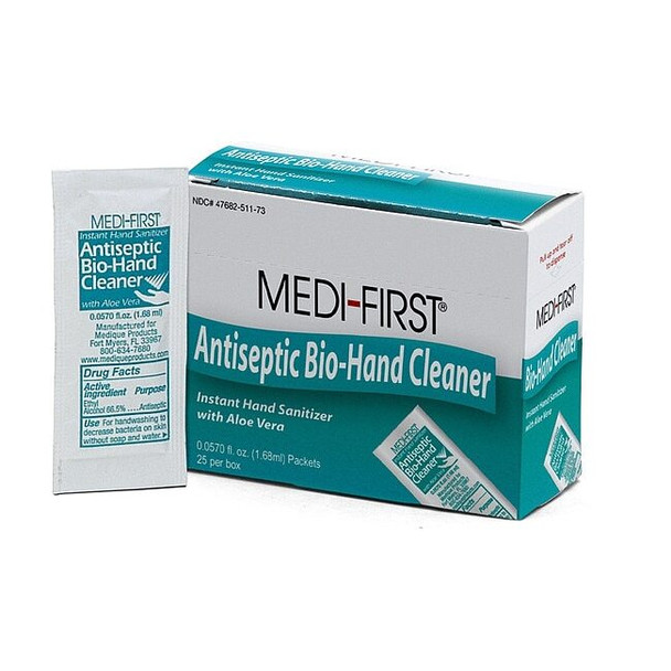 Medique Topical Antiseptic,0.06oz,Packet,PK25 51173