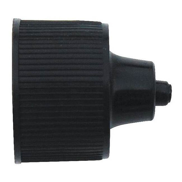 Replacement Bottle Cap, Disposable, - Length, Low Density Polyethylene, Black