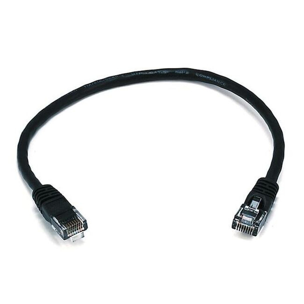 Monoprice Patch Cord,Cat 5e,Booted,Black,1.0 ft. 2125
