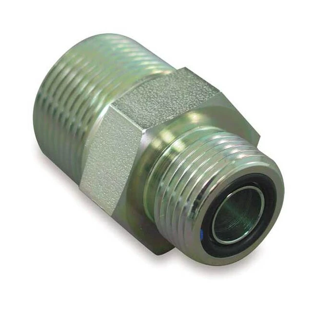 Eaton Aeroquip Adpt, MaleORS-MNPT, 11/16-16, 1/4-18, Strt FF2031T0604S