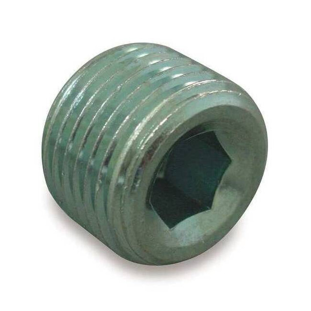 Eaton Aeroquip Adpt,MNPT,3/8-18,Hex Plug 2222-6s