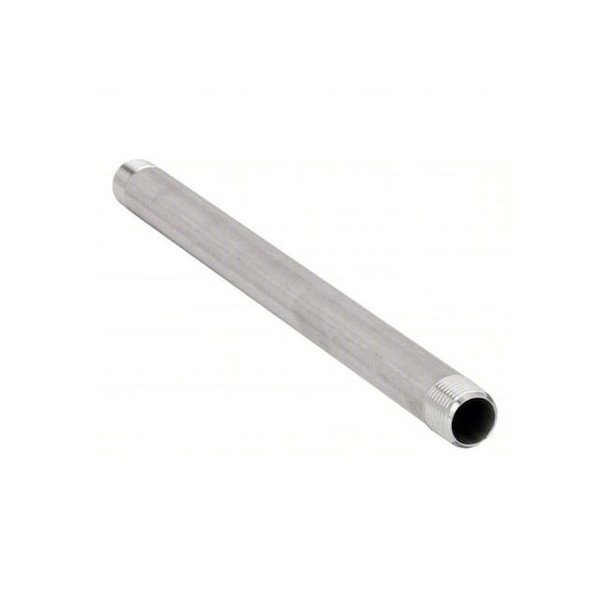 1/2" MNPT x 11" TBE Stainless Steel Pipe Nipple Sch 40