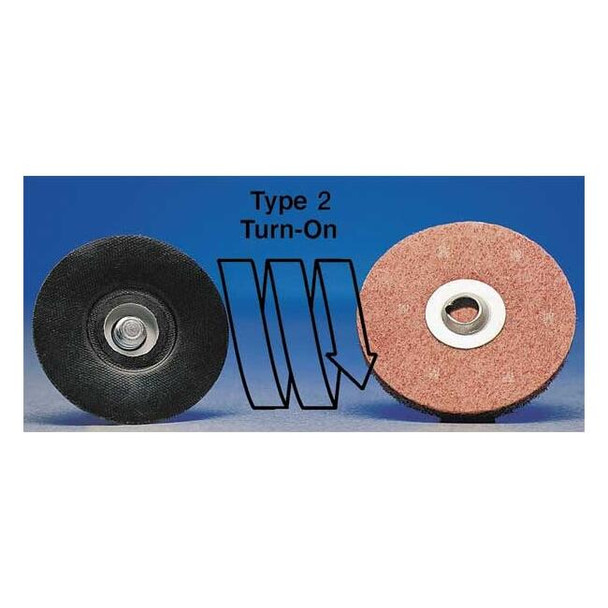 Merit Quick Change Disc,Zirc AlO,3in,60G,TS 08834163282