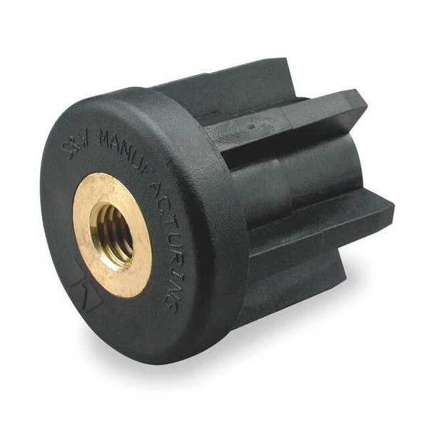S & W Manufacturing Tube End Leveling Mount, Round, 3/8"-16 TE1-1A