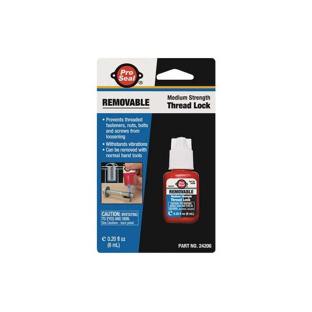 Threadlocker, PRO SEAL ANA-LOK(TM) 42, Blue, Medium, Liquid, 0.2 fl oz, Bottle