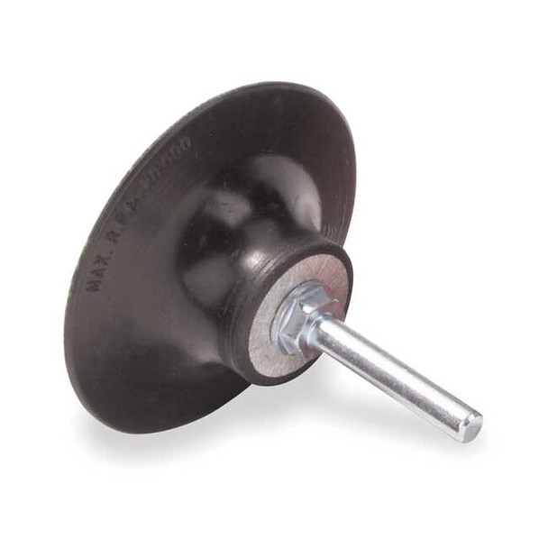 Merit Quick Change Flap Disc Backup Pd,3in Dia 08834168539