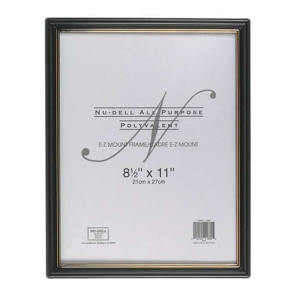 Nudell E-Z Mount Frame 8.5x11 Black 11880