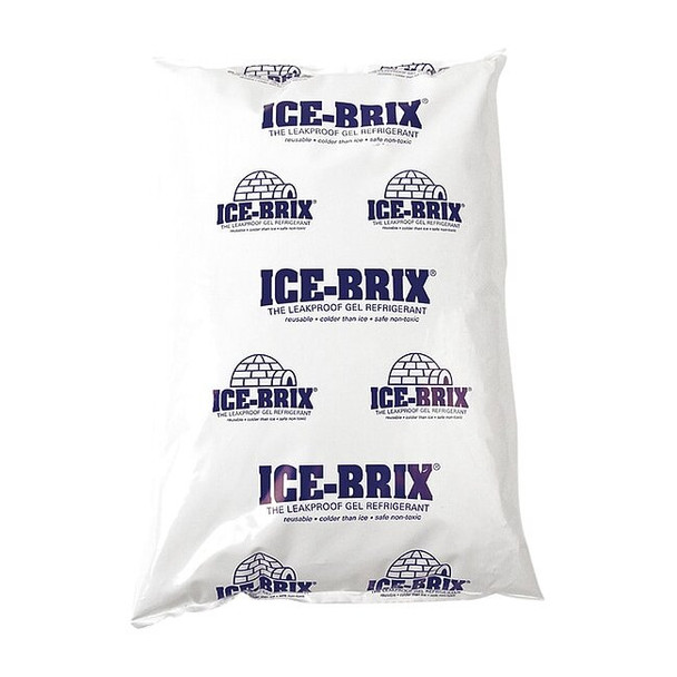 Ice-Brix Poly Pouch, Reuseable, Leakproof, 31 oz., Pk4