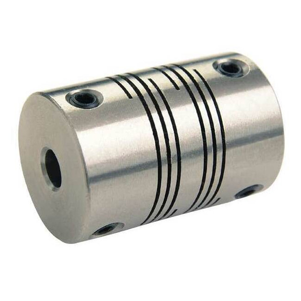 Ruland Coupling,6 Beam Set Screw,3/8in.x 3/8in. FSR20-6-6-A