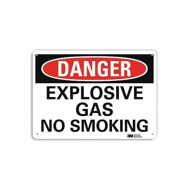 Danger Sign, 10" H, 14 in W,  Horizontal Rectangle, English, U3-1431-NA_14x10