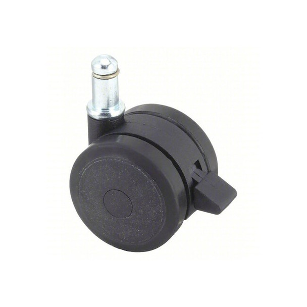 Manufacturer Varies Stem Caster,75 lb. Load,Black Wheel P3S-UN50G-SG5-WK