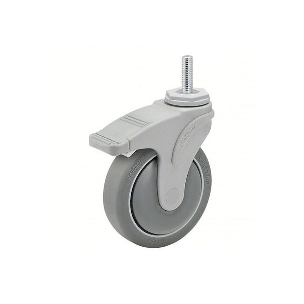 Medcaster Stem Caster,4"dia,275lb NG04QDP125TLTS02