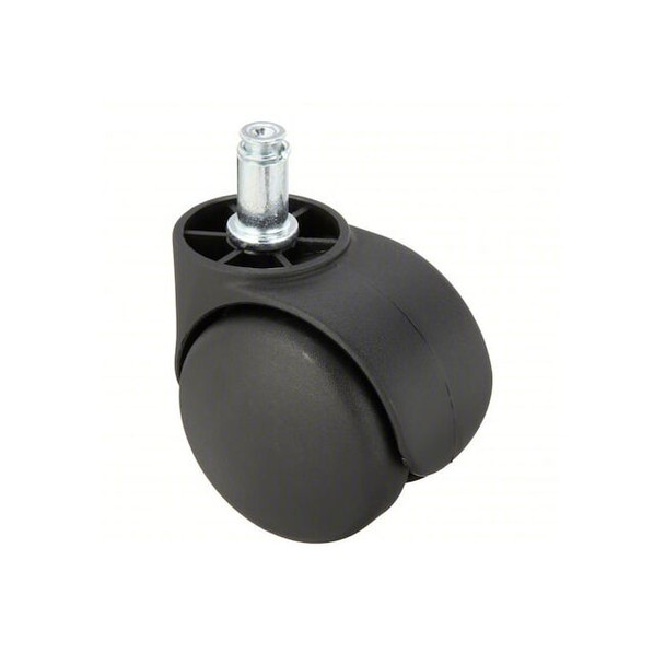 Shepherd Hardware Stem Caster,2 1/8"dia,Nylon,75lb PHT5558BK