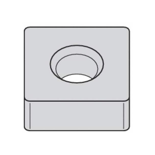 Widia Square Turning Insert, Square, 4, SNGA, 2, Ceramic 2952538 Pack of 5