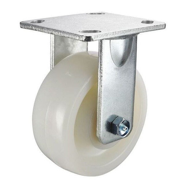 Manufacturer Varies Rigid Plate Caster,Nylon,6 in.,1500 lb. P25R-N060K-14-001