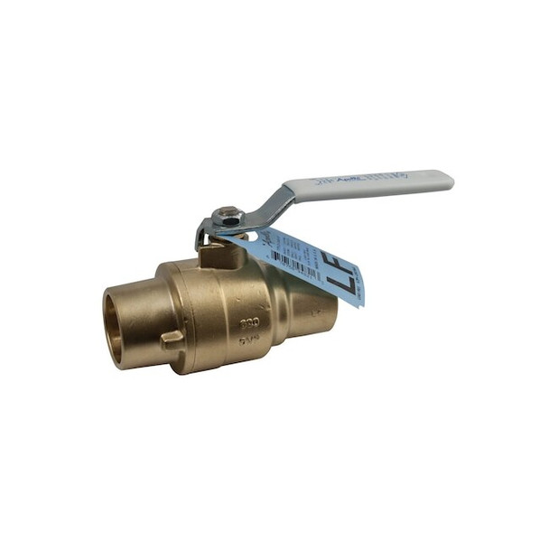 Apollo Valves Manual 2-Way Ball Valve,Sweat,Brass 77FLF20701