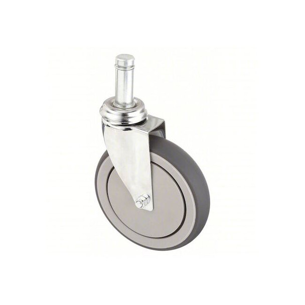 Manufacturer Varies Swivel Stem Caster,TPR,5 in.,260 lb. P14S-RP050K-SG7