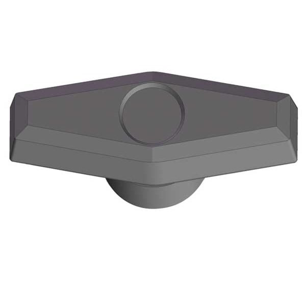 T Knob, 5/16-18 Thread Size, 1.125"L, Blind Tap, Steel