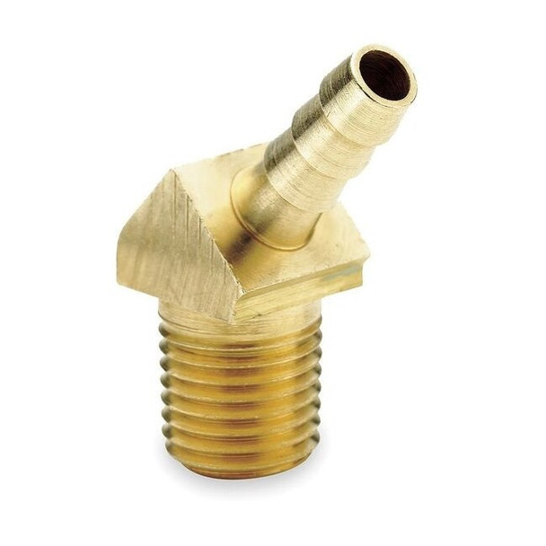Parker Hose Barb,1/4 In Barb,1/8 In MNPT,Brass 139HB-4-2