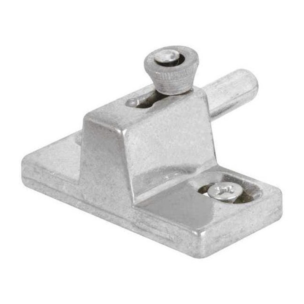 Diecast, Anti-Lift Sliding Door Bolt Lock, Aluminum Finish (Single Pack)