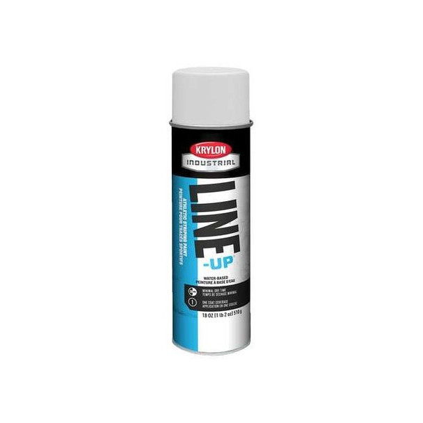Athletic Field Striping Paint, 18 oz., Athletic White, Water -Based